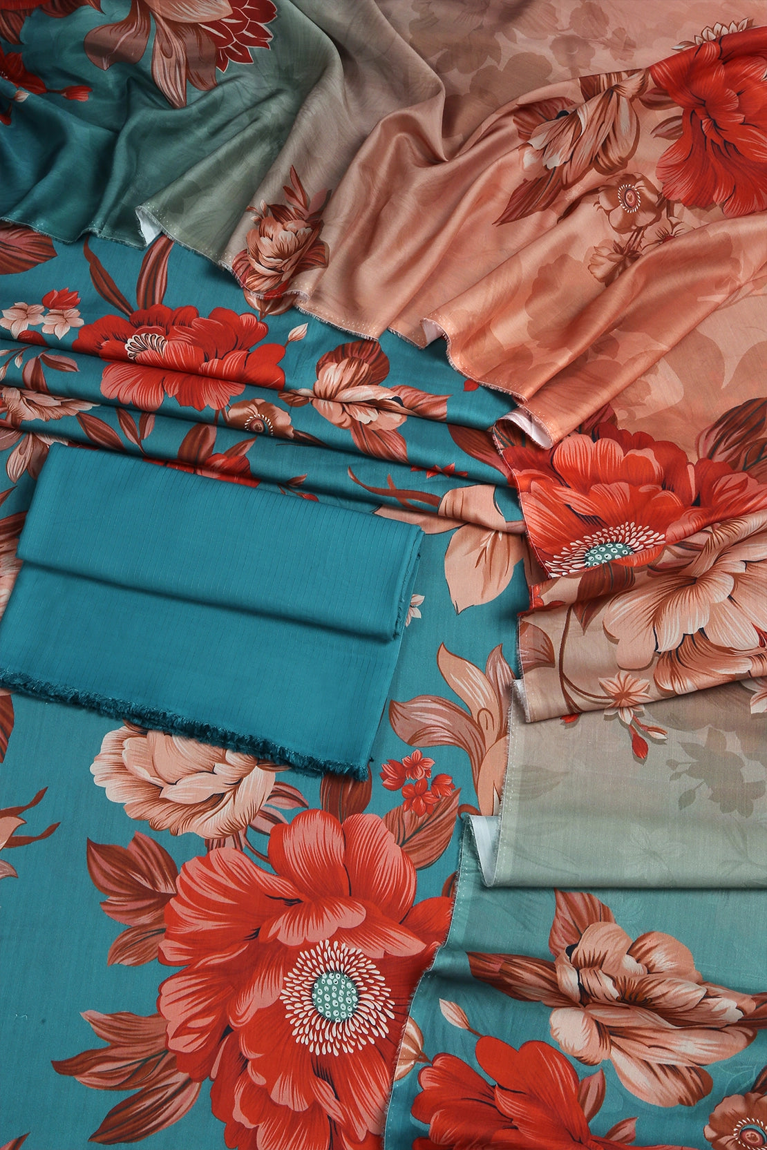 3 Piece - Digitally Printed Viscose - WD210