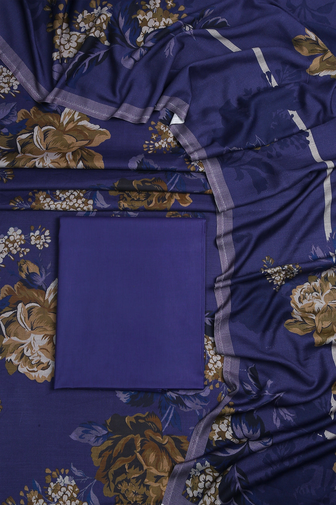 3 Piece - Digitally Printed Dhanak - WD103