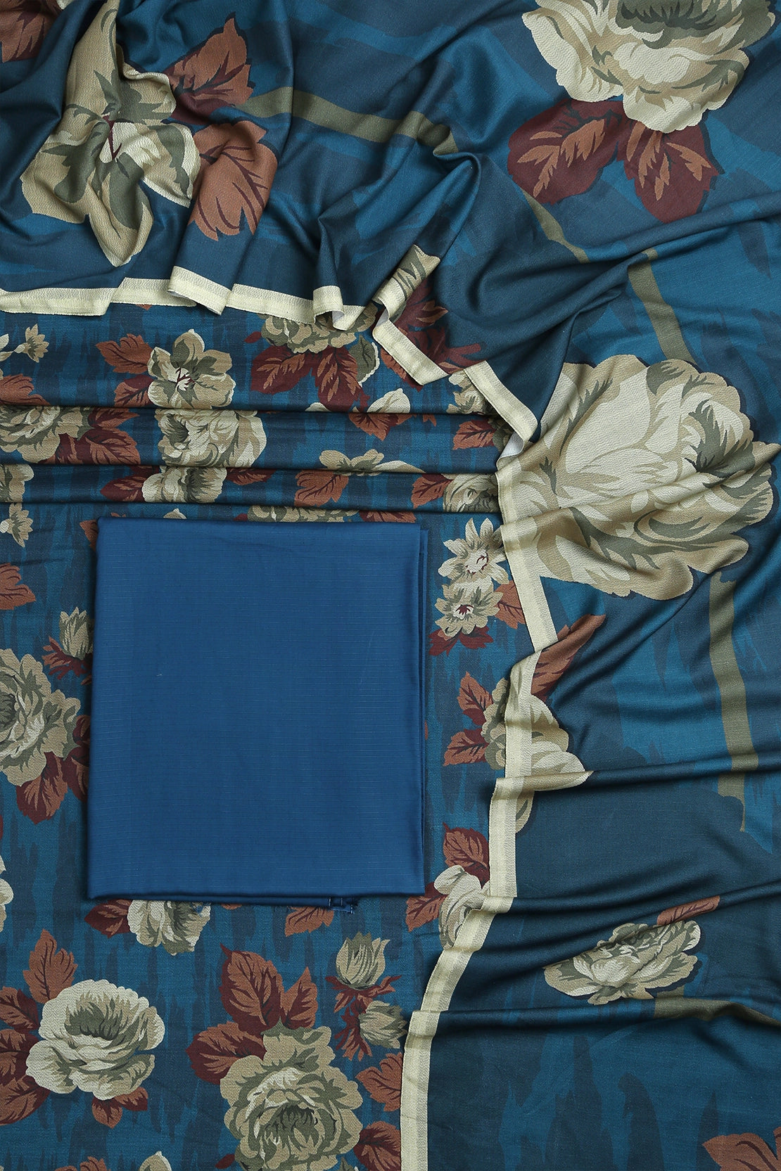 3 Piece - Digitally Printed Dhanak - WD105