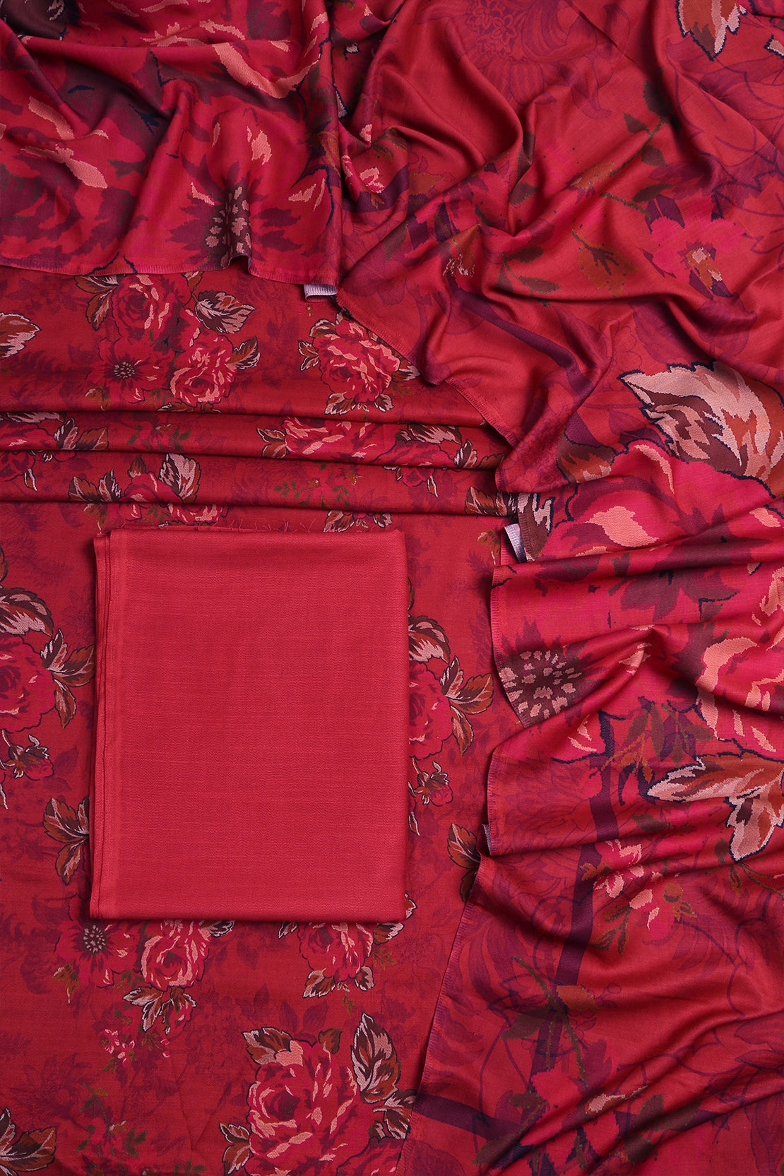 3 Piece - Digitally Printed Dhanak - WD107