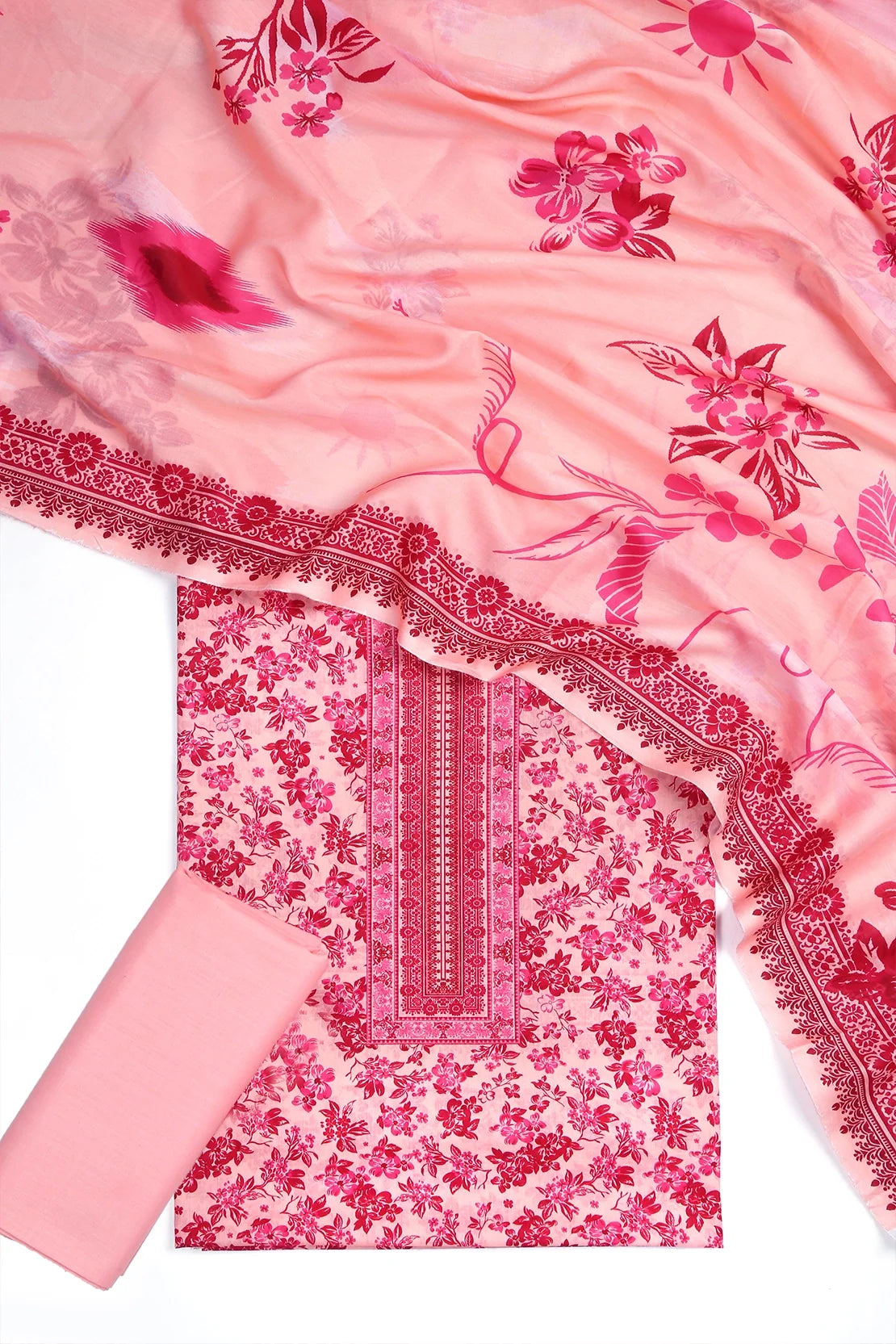 3 Piece - Digitally Printed Lawn - F10 - D4502