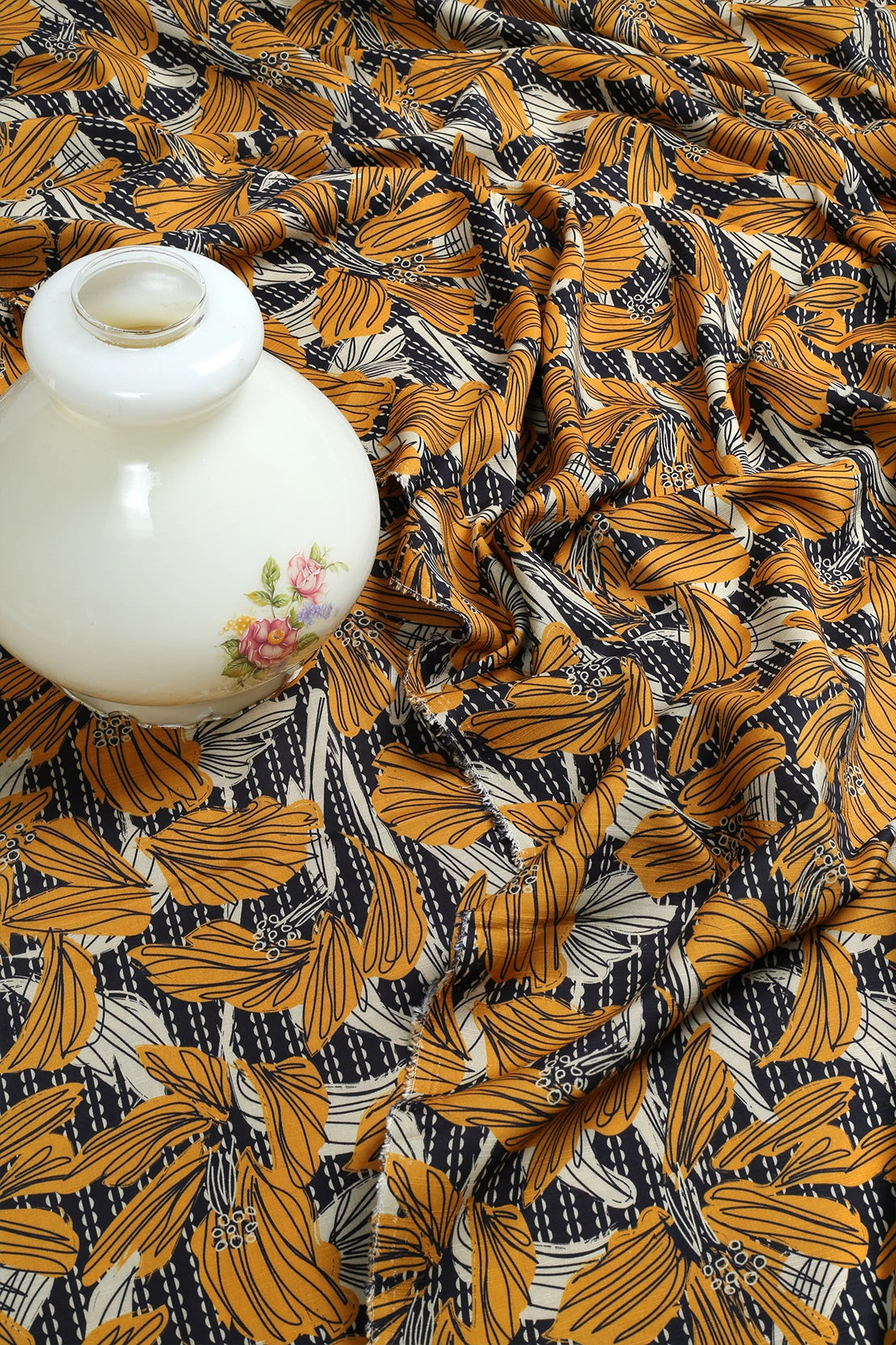 2 Piece - Digitally Printed Doriya Linen - WD1504