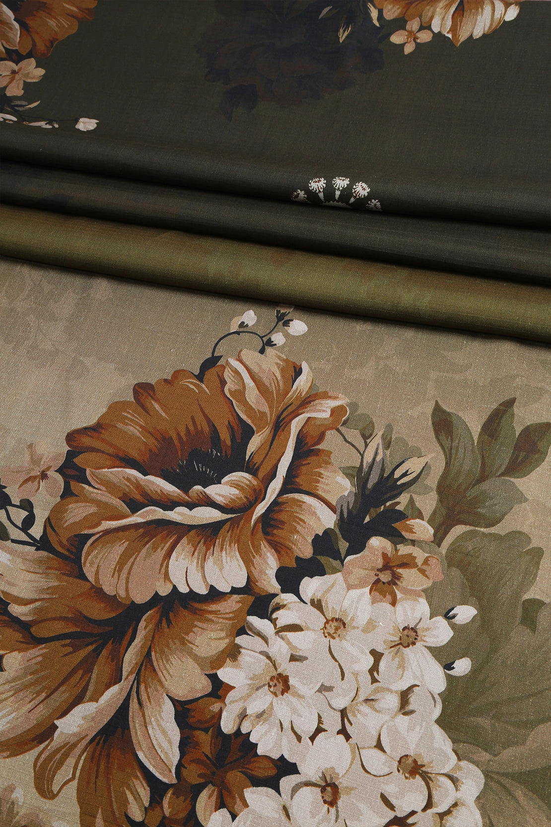 3 Piece - Embroidered Doriya Linen - WD1611