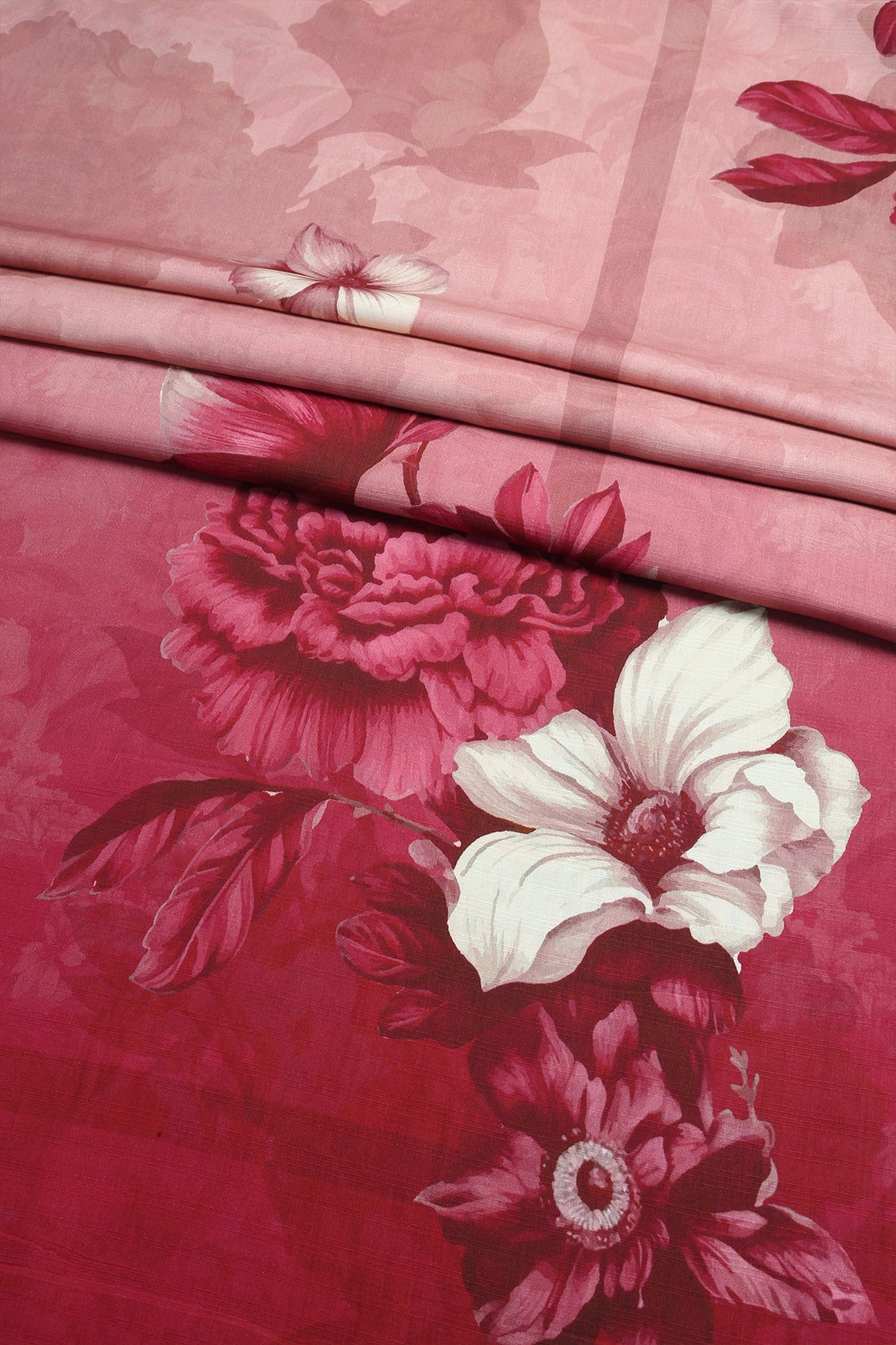 3 Piece - Embroidered Doriya Linen - WD1614