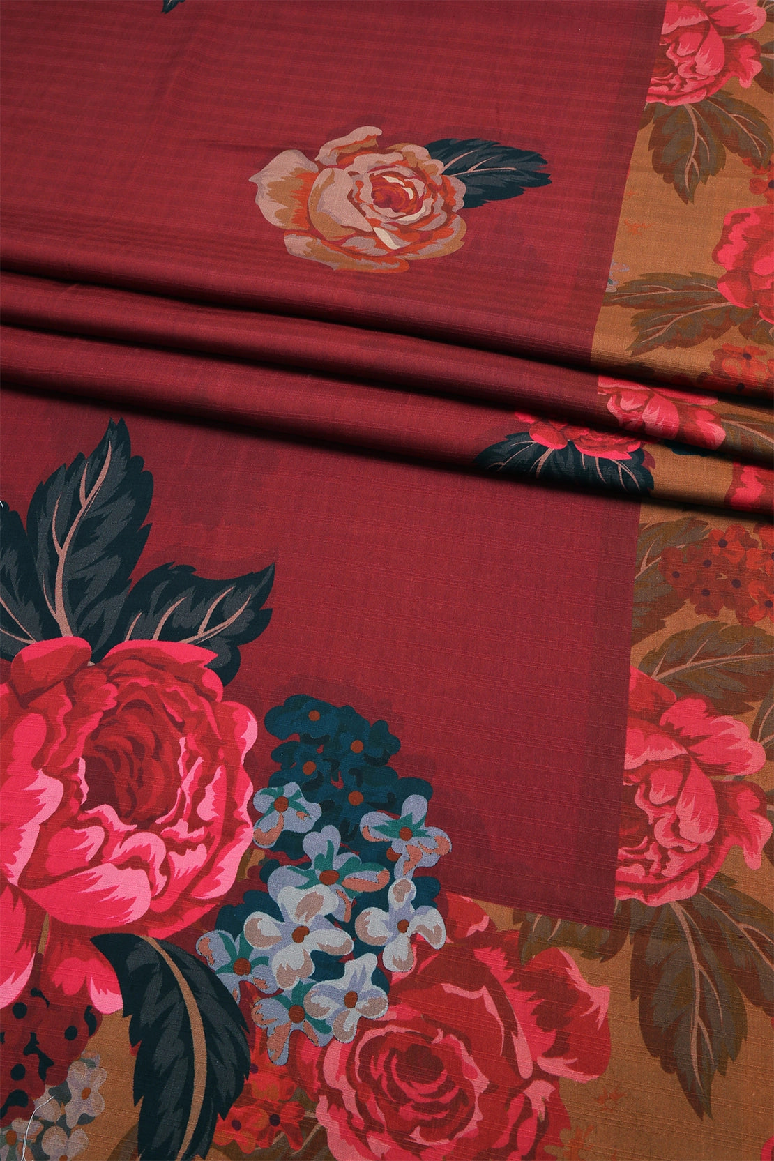 3 Piece - Embroidered Doriya Linen - WD1615