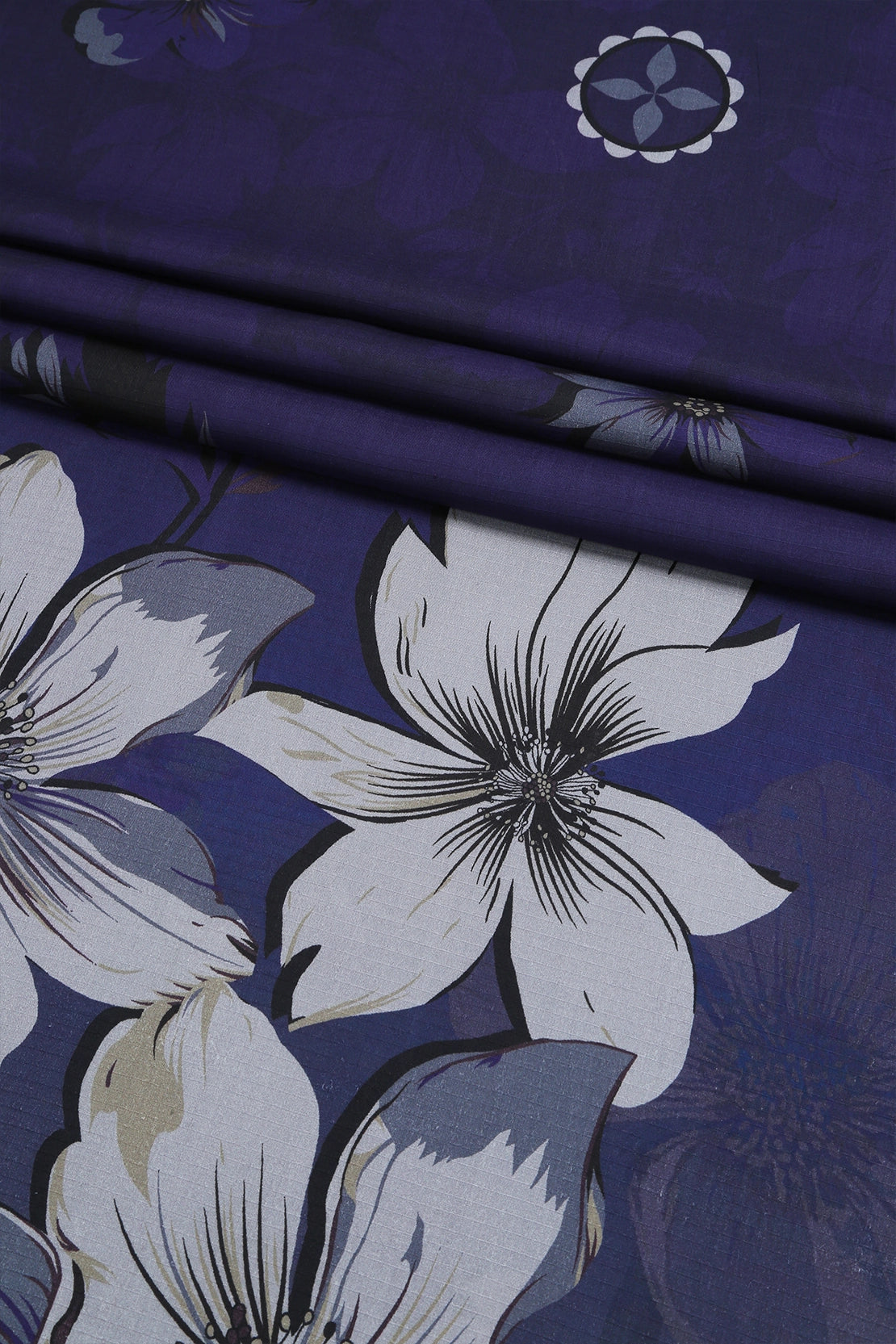 3 Piece - Embroidered Doriya Linen - WD1605