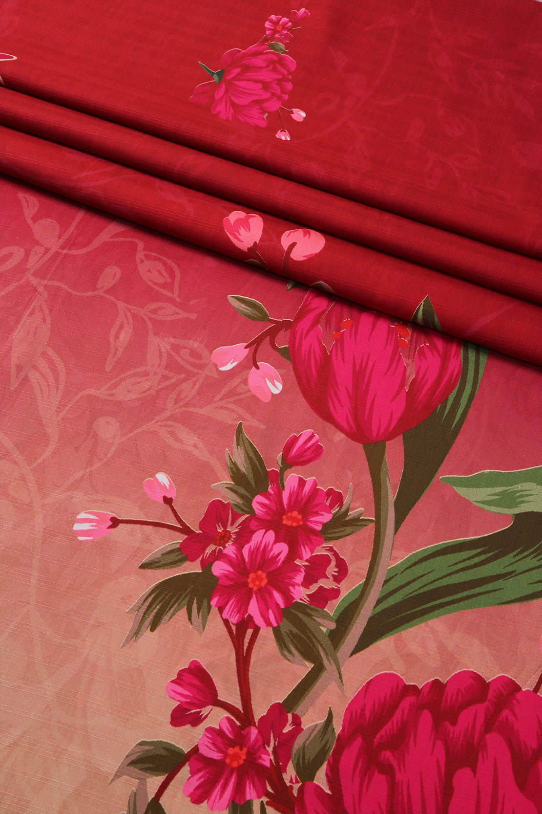 3 Piece - Embroidered Doriya Linen - WD1606