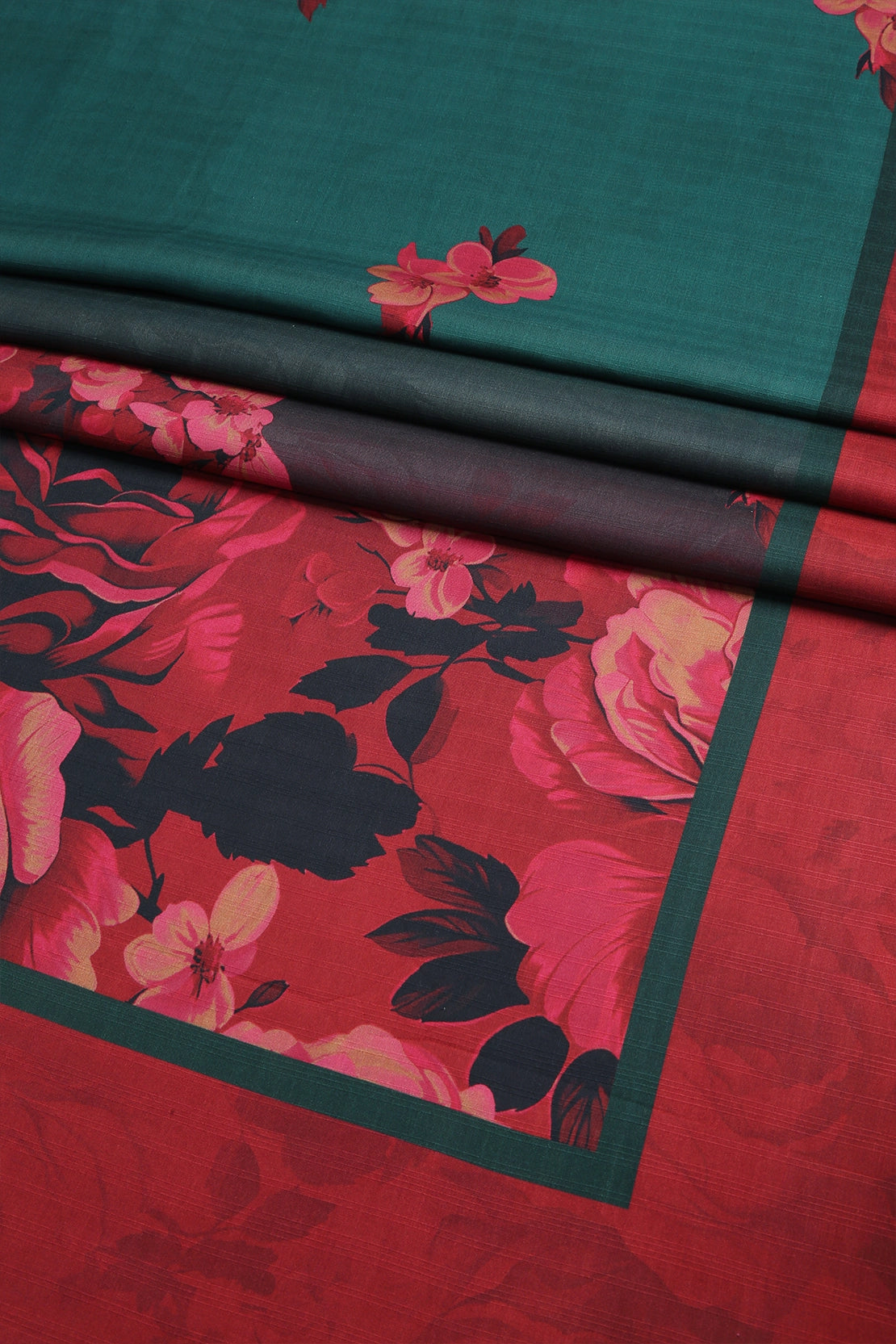 3 Piece - Embroidered Doriya Linen - WD1609