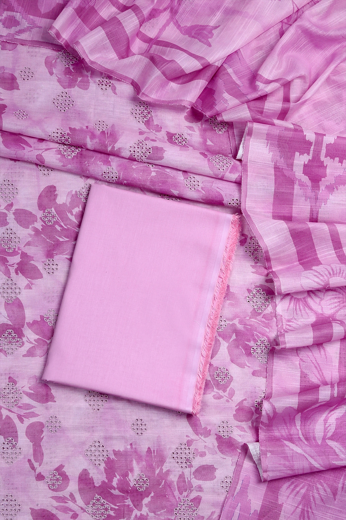 3 Piece - Embroidered Lawn - D2008