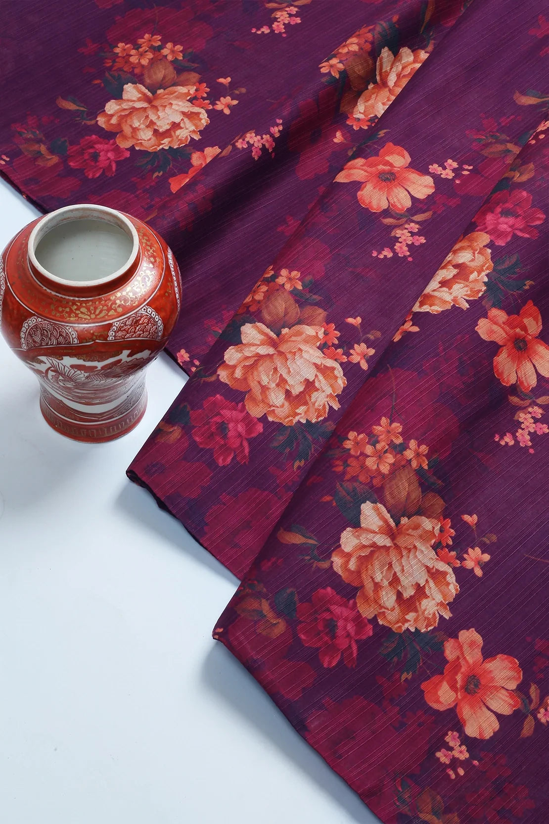2 Piece - Digitally Printed Doriya Lawn - F2 - D2509