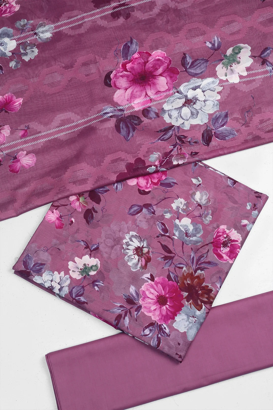 3 Piece - Digitally Printed Lawn - F26 - D2809