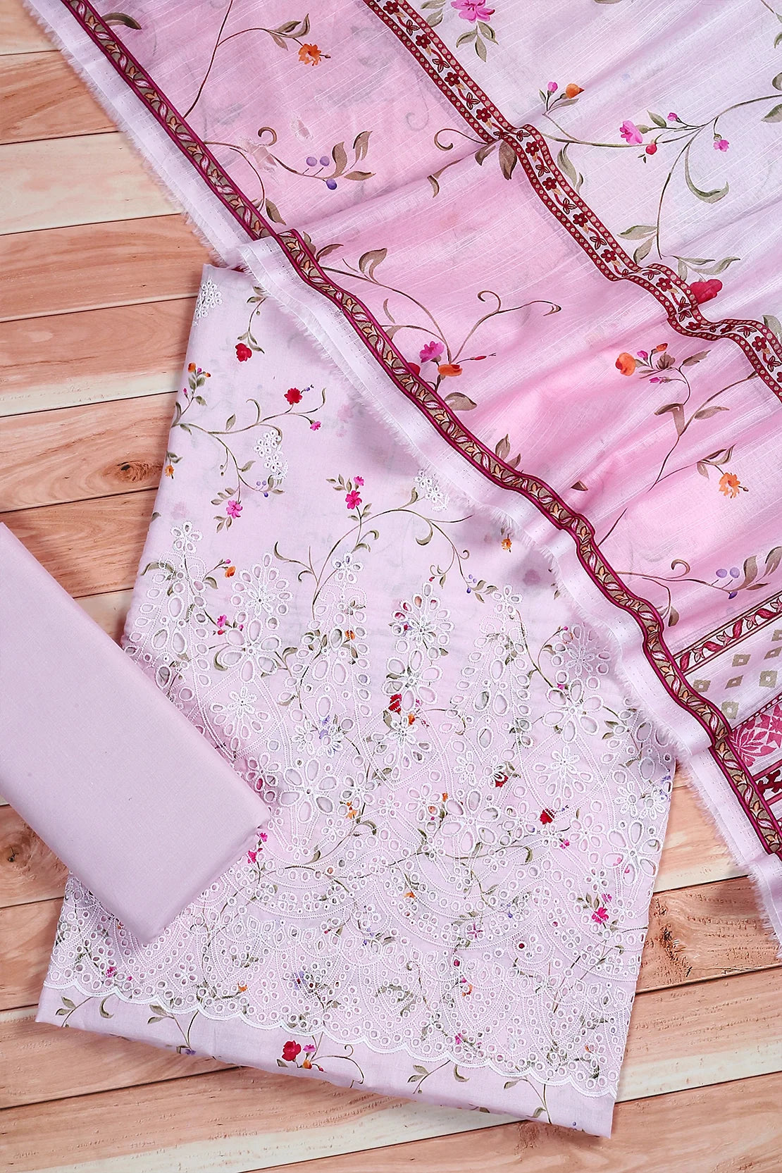 3 Piece - Embroidered Lawn - F60 - D3603