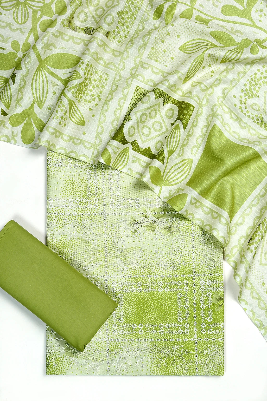 3 Piece - Embroidered Lawn - F54 - D4212