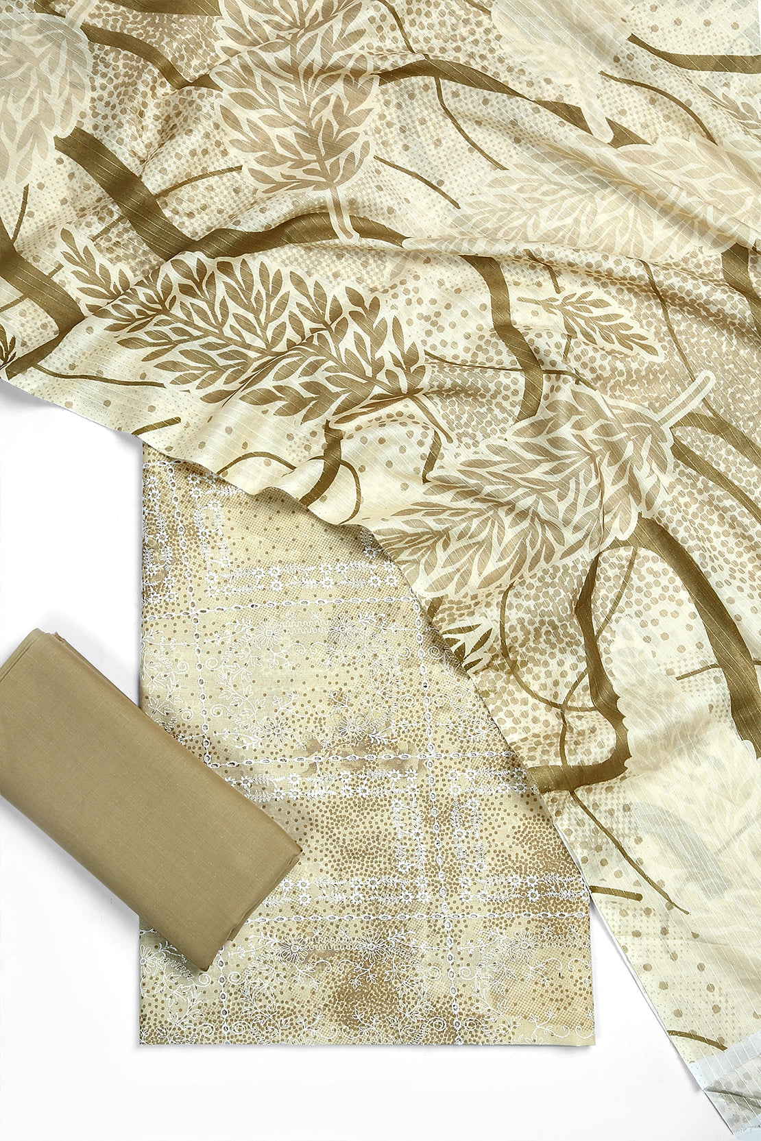 3 Piece - Embroidered Lawn - F54 - D4204