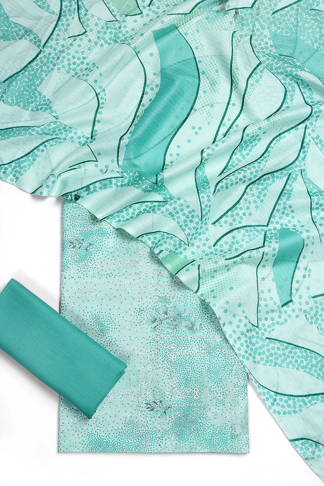 3 Piece - Embroidered Lawn - F54 - D4206