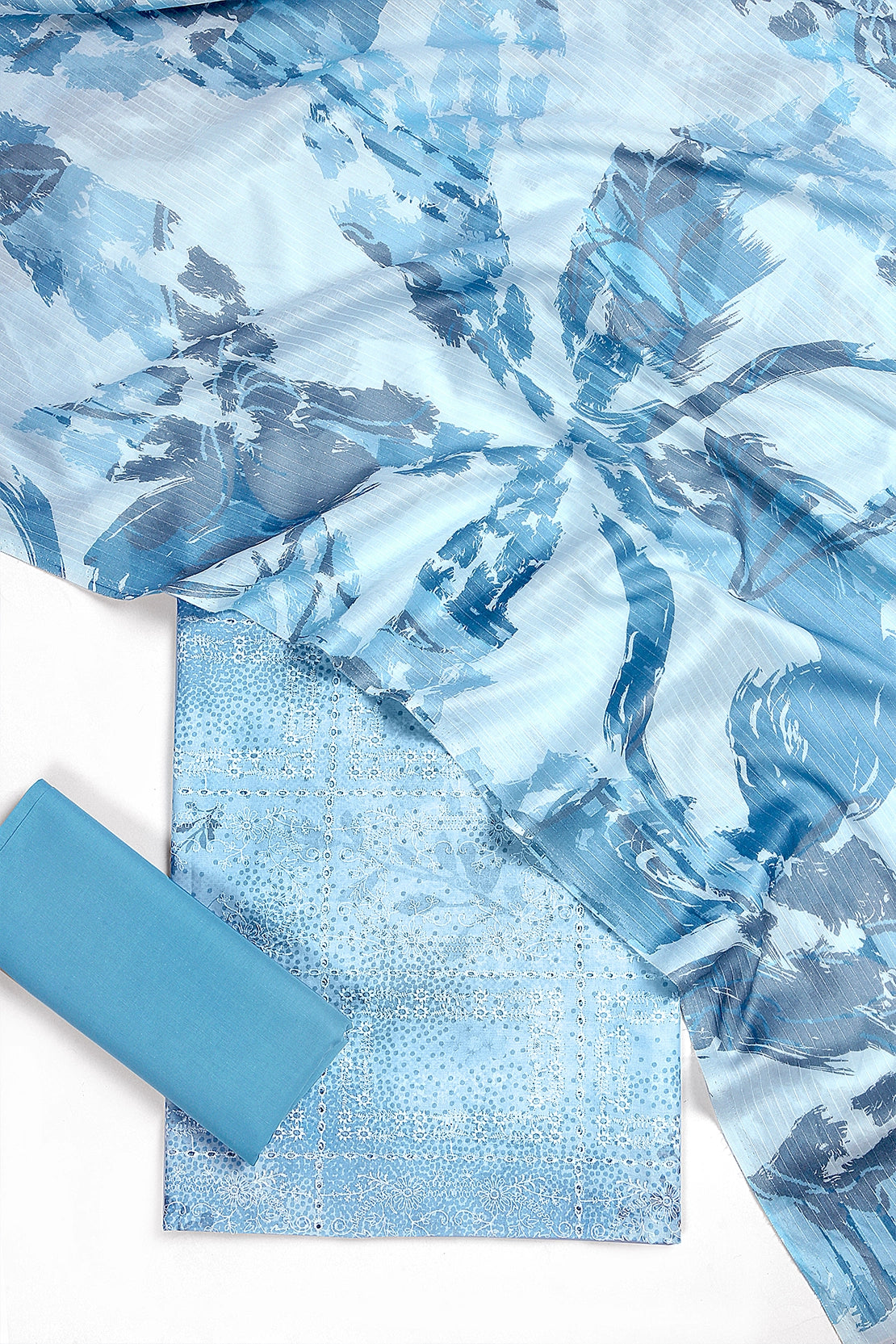 3 Piece - Embroidered Lawn - F54 - D4207