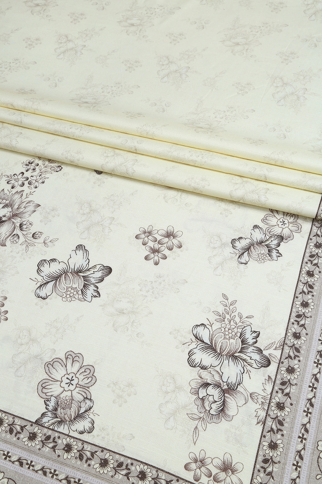 3 Piece - Digitally Printed Dhanak - WD902