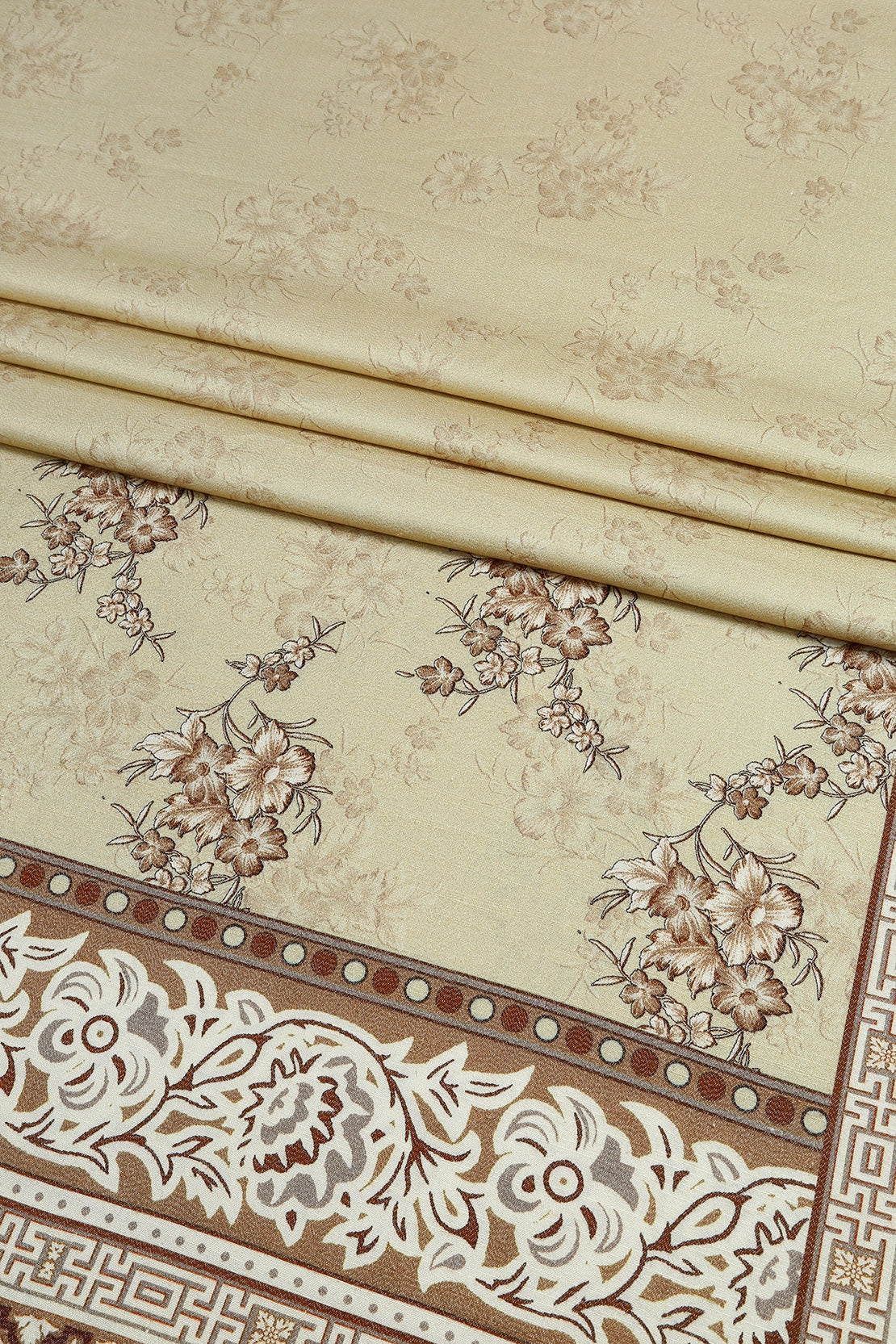 3 Piece - Digitally Printed Dhanak - WD907