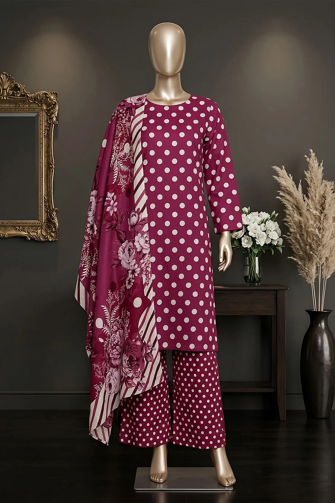 3 Piece - Digitally Printed Lawn - F81 - D4807