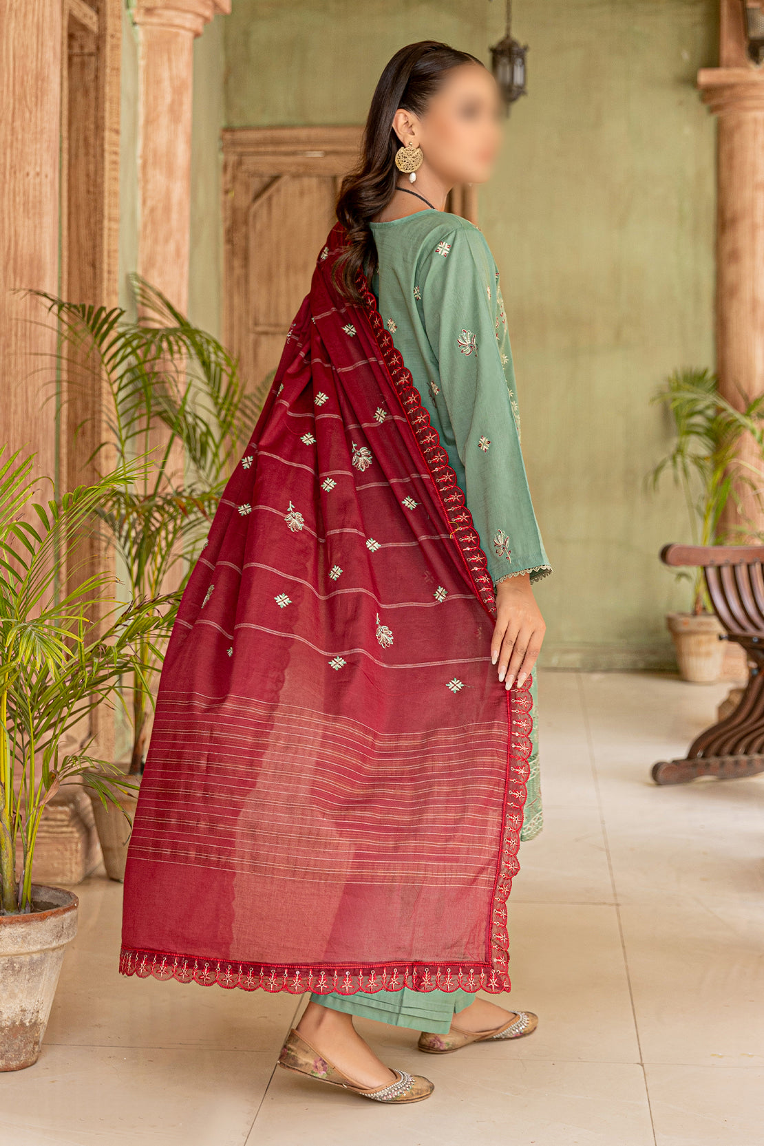 3 Piece - Embroidered Lawn - Khayaal 101