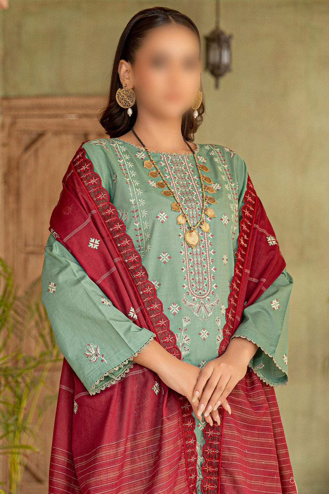 3 Piece - Embroidered Lawn - Khayaal 101