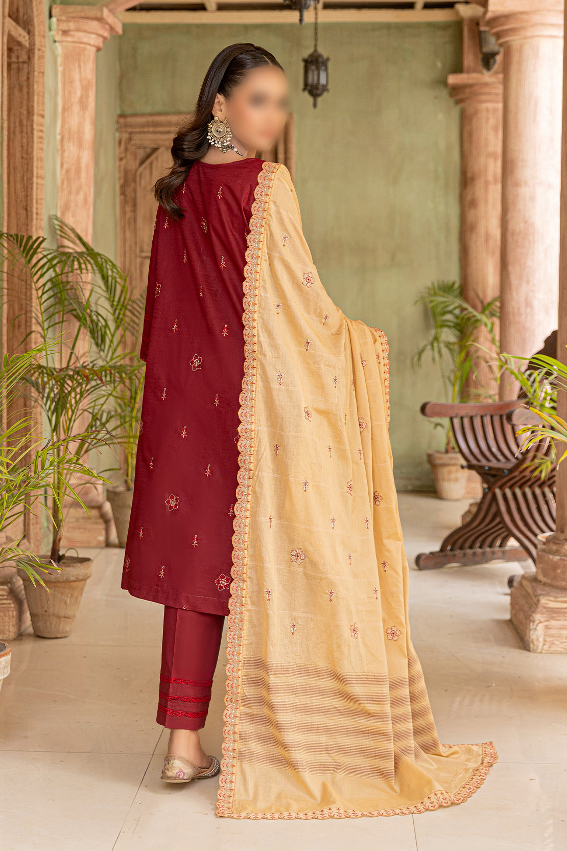 3 Piece - Embroidered Lawn - Khayaal 102