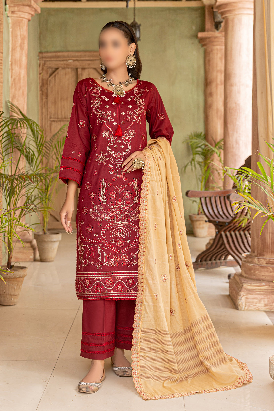 3 Piece - Embroidered Lawn - Khayaal 102