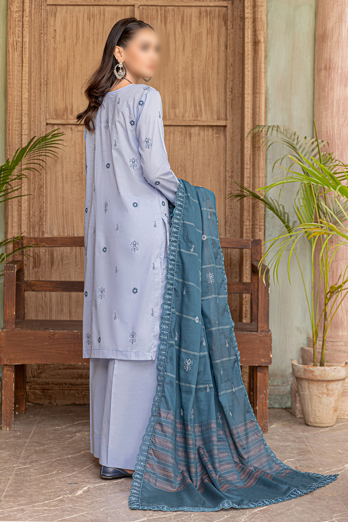 3 Piece - Embroidered Lawn - Khayaal 106