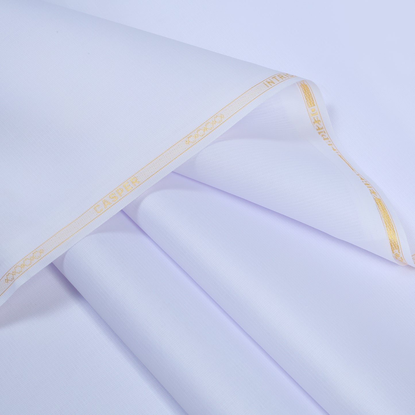 MEN UNSTITCHED - FINE COTTON - PLATINUM - D43