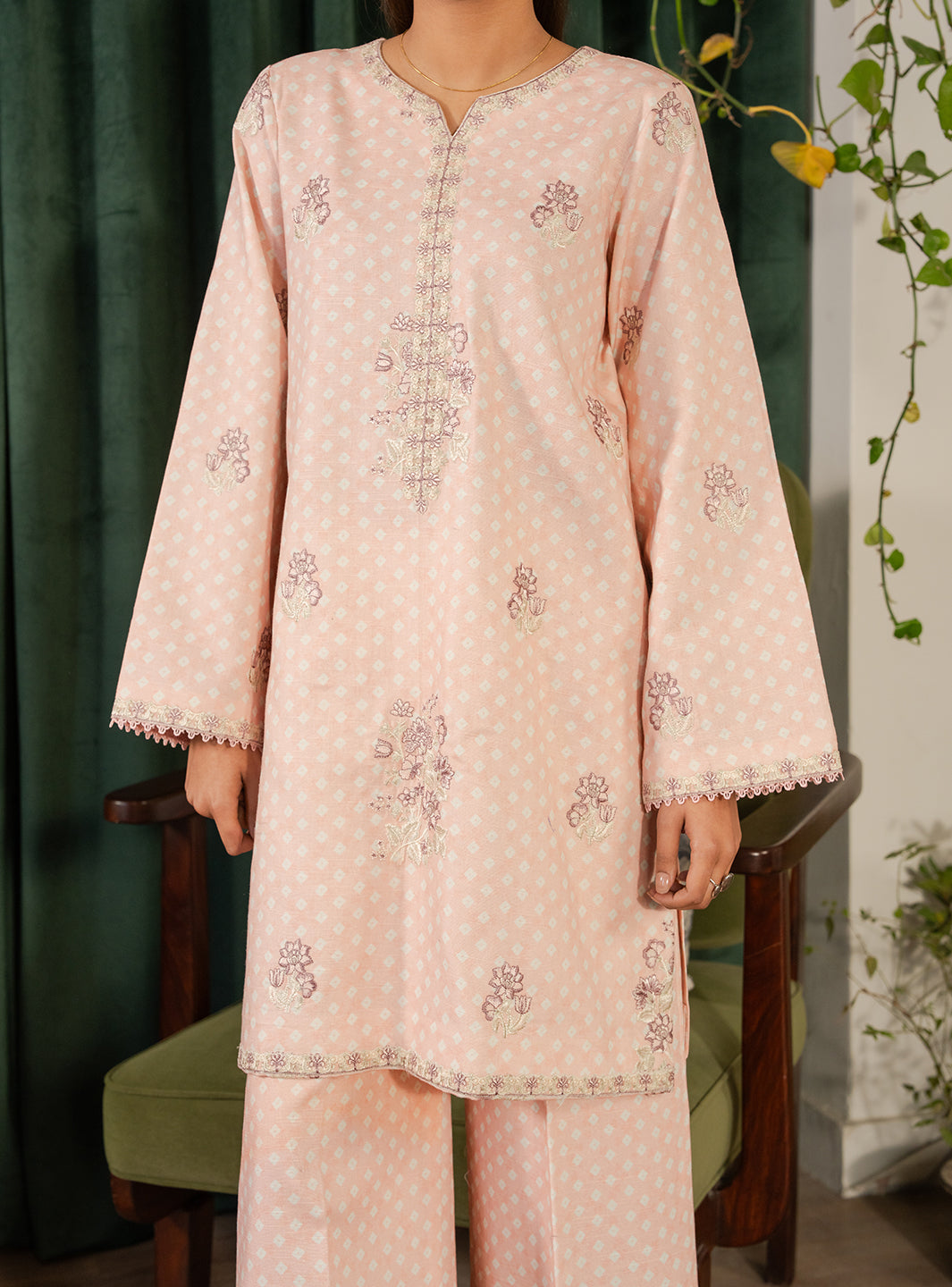2 Piece - Printed Khaddar - Lumiere - Lyra