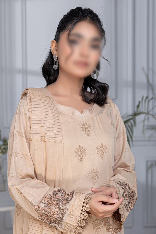 3 Piece - Jacquard Brosha Lawn - RimJim 305