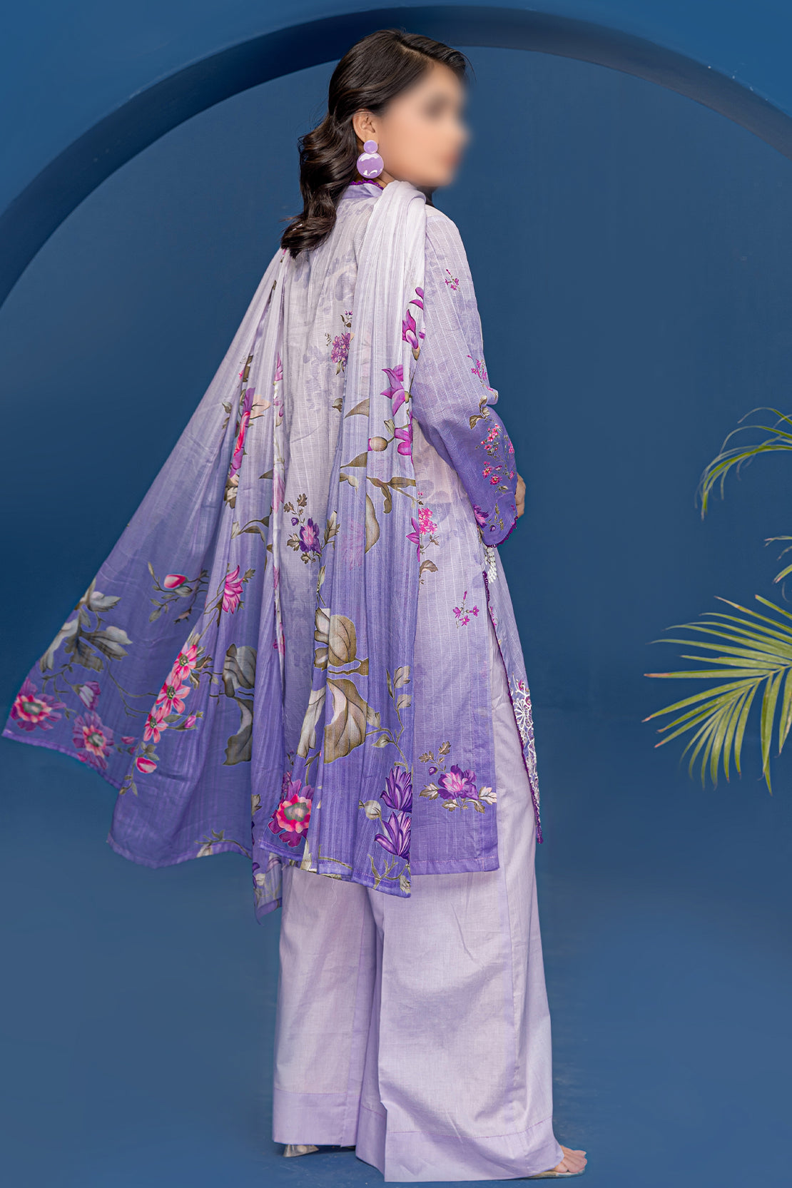 3 Piece - Embroidered Lawn - Riwayat 208