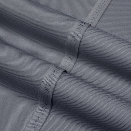 MEN UNSTITCHED - POLY VISCOSE BLEND - PLATINUM - D02