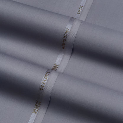MEN UNSTITCHED - POLY VISCOSE BLEND - PLATINUM - D26