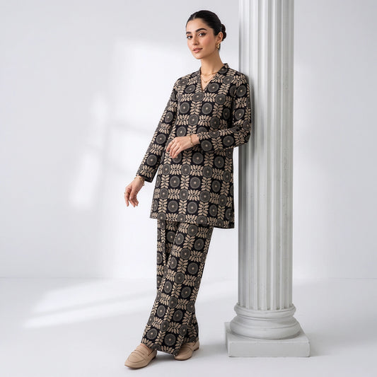 2 Piece - Digitally Printed Linen - D110