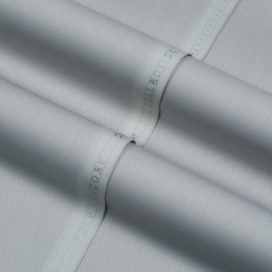 MEN UNSTITCHED - POLY VISCOSE BLEND - PLATINUM - D10