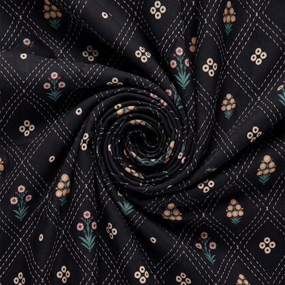2 Piece - Digitally Printed Linen - D104