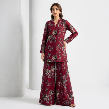 2 Piece - Digitally Printed Linen - D105