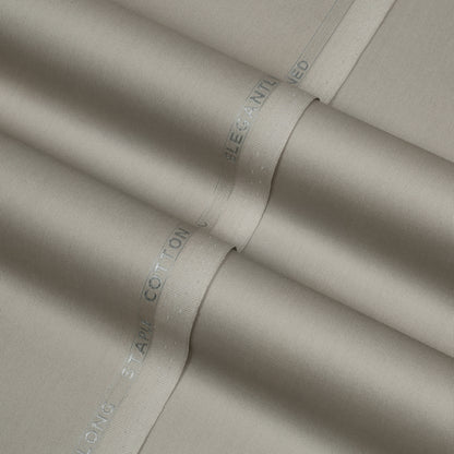 MEN UNSTITCHED - FINE COTTON - PLATINUM - D18