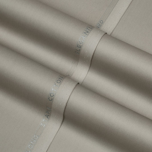 MEN UNSTITCHED - FINE COTTON - PLATINUM - D18