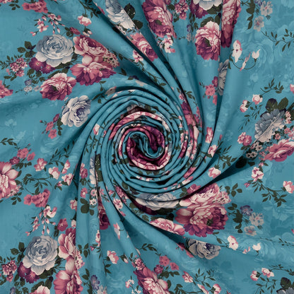 2 Piece - Digitally Printed Linen - D112