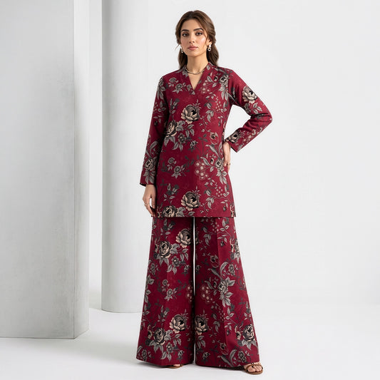 2 Piece - Digitally Printed Linen - D105