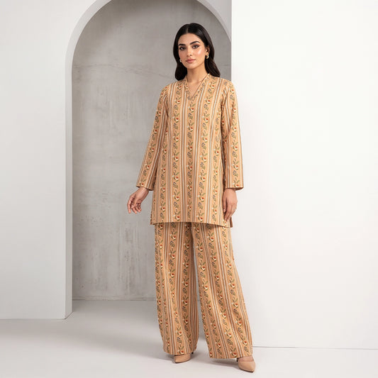 2 Piece - Digitally Printed Linen - D111