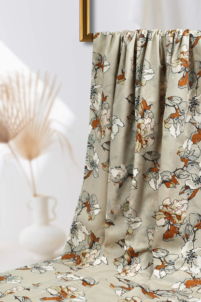 2 Piece - Digitally Printed Lawn - F1 - D2109