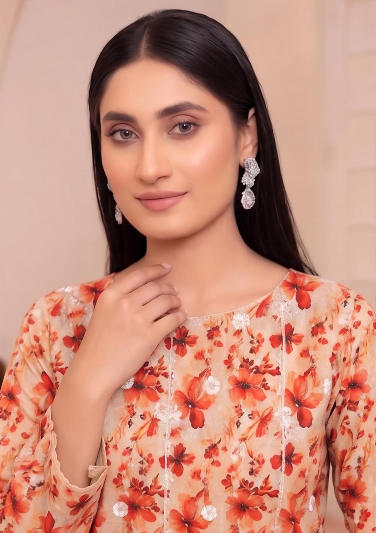 3 Piece - Embroidered Lawn - Fantak V177 - 02