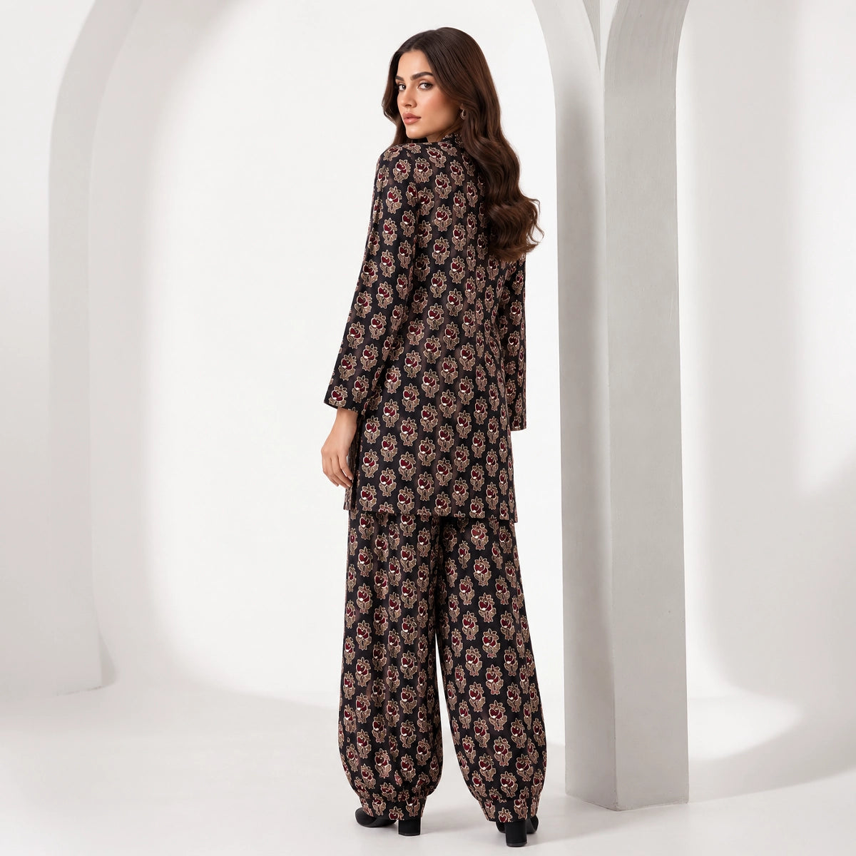 2 Piece - Digitally Printed Linen - D101