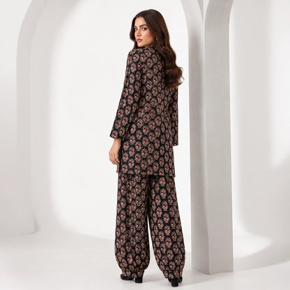 2 Piece - Digitally Printed Linen - D101