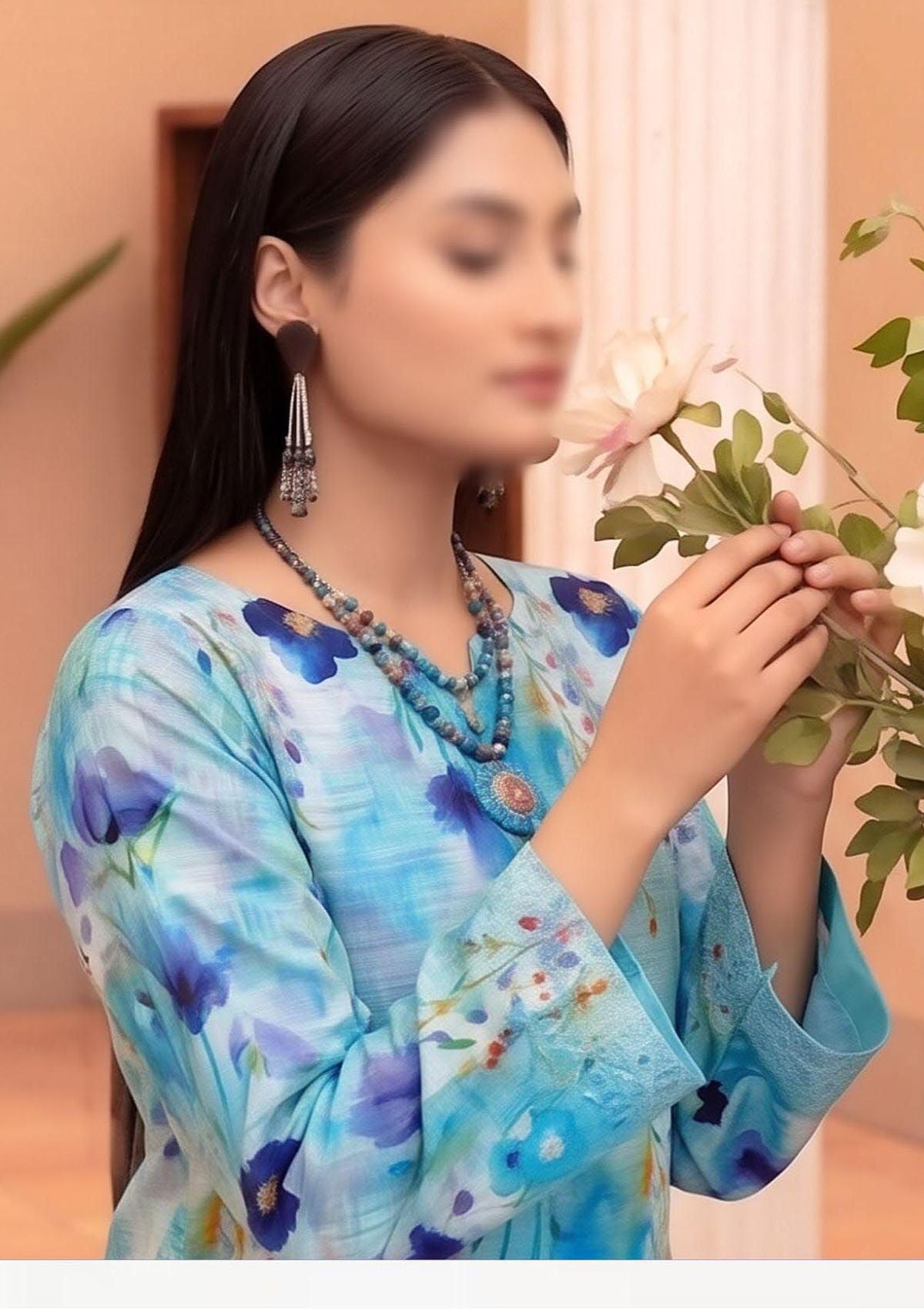 3 Piece - Embroidered Lawn - Fantak V177 - 03