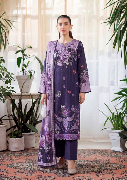 3 Piece - Embroidered Lawn - Fantak V303 - 04
