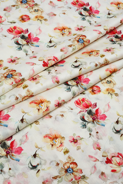 2 Piece - Digitally Printed Lawn - F1 - D2102